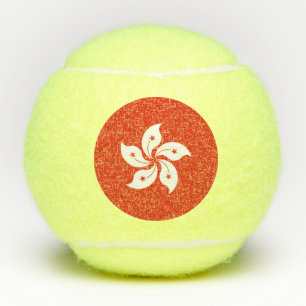 Hongkong-Flagge Tennisbälle