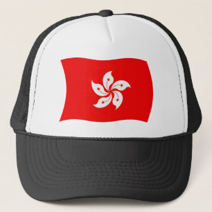 Hongkong-Flaggenmütze Truckerkappe