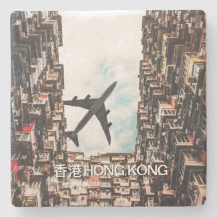 Hongkong Flugzeug Steinuntersetzer