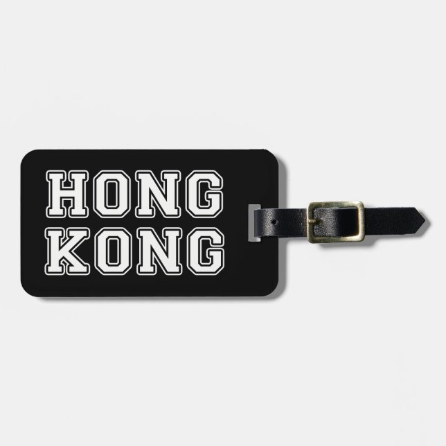 Hongkong Gepäckanhänger (Vorderseite horizontal)