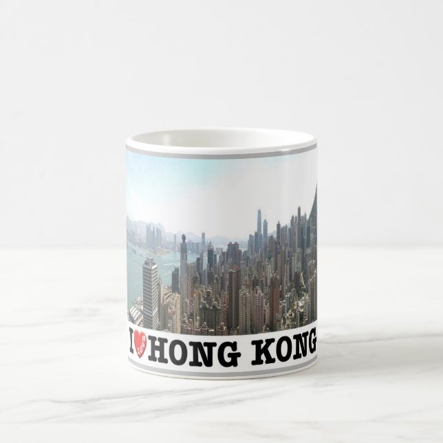 Hongkong - I Liebe - Kaffeetasse (Mittel)
