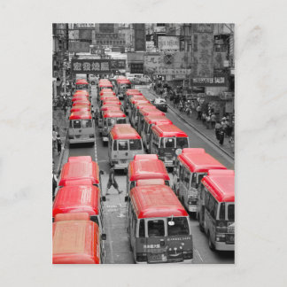 Hongkong in zwei Tönen Postkarte