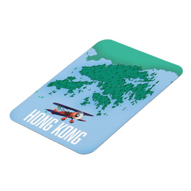 Hongkong-Karte Magnet (Linke Seite)