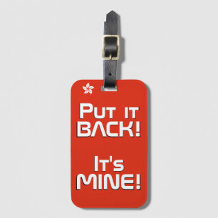 Hongkong National Flag Funny Patriotic Gepäckanhänger