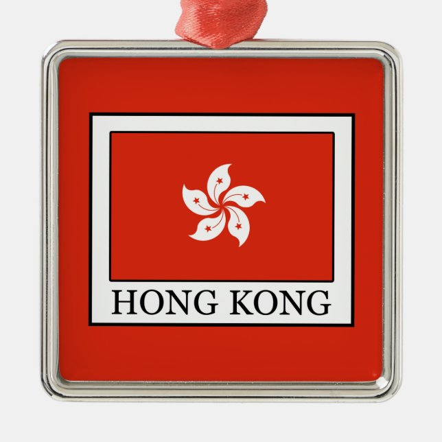 Hongkong Ornament Aus Metall (Vorne)