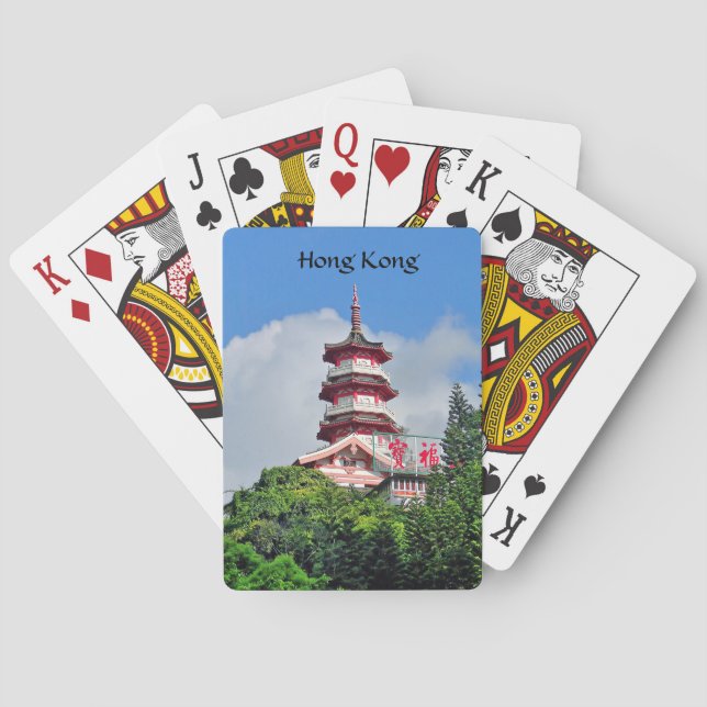 Hongkong Pearl of the Orient Playing Cards Spielkarten (Rückseite)