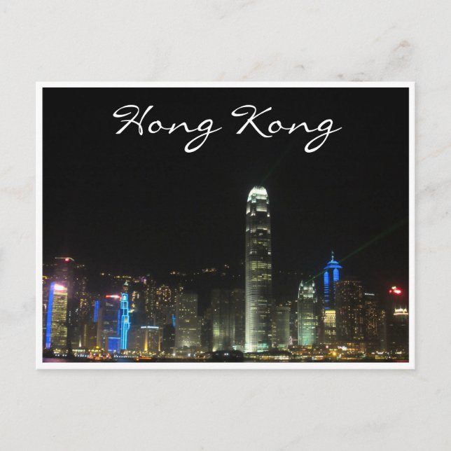 Hongkong Postkarte (Vorderseite)
