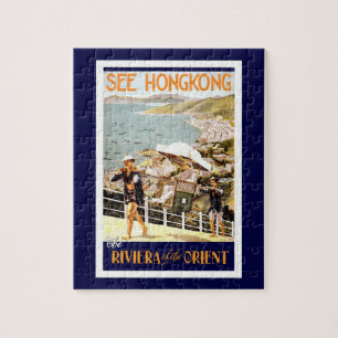 Hongkong Reise in alter Zeit Puzzle