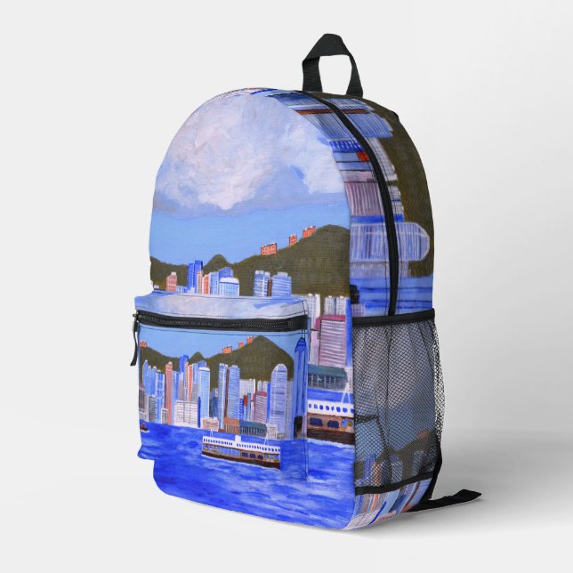 Hongkong-Rucksack  Bedruckter Rucksack (Rückseitige Ecke Rechts)