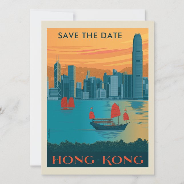 Hongkong | Save The Date (Vorderseite)