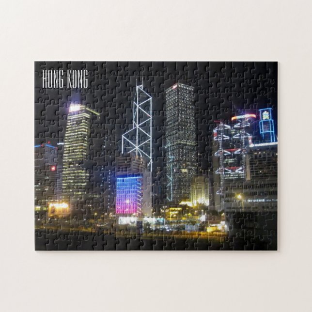Hongkong-Skyline Puzzle (Horizontal)