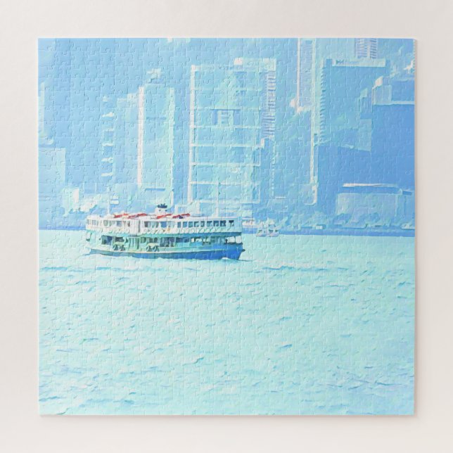 Hongkong-Skyline-Puzzle Puzzle (Vertikal)