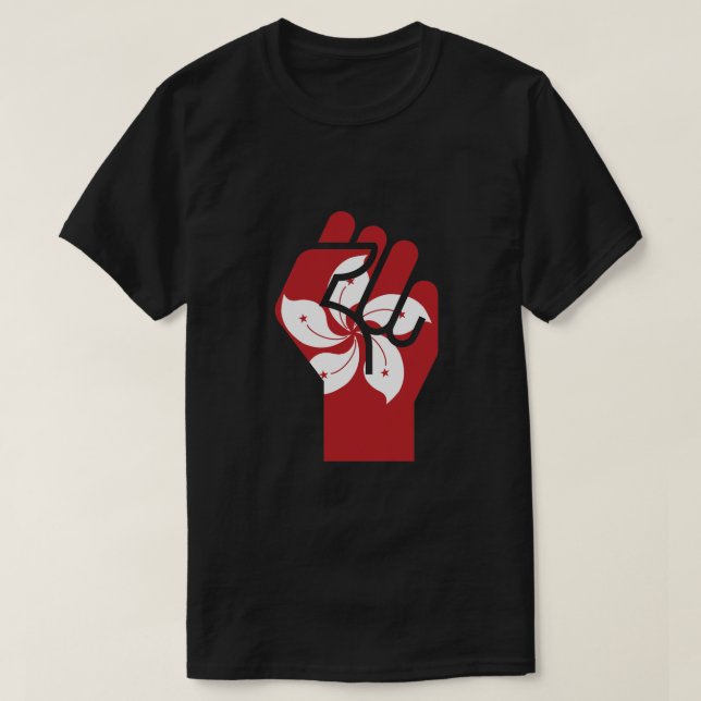 Hongkonger Flagge T-Shirt (Design vorne)