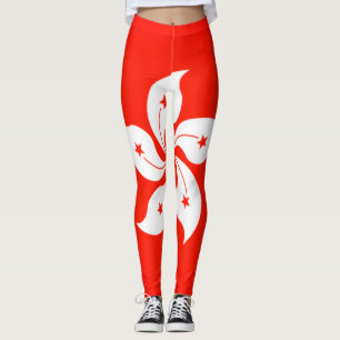 Hongkonger Flaggenstaat-Leggings Leggings
