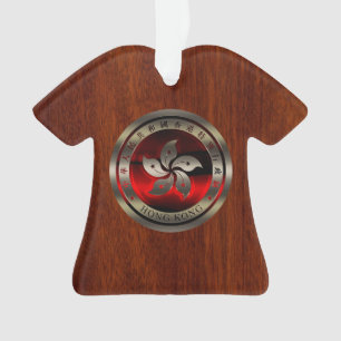 Hongkonger Siegel-Einlage auf Mahoganic Print Ornament