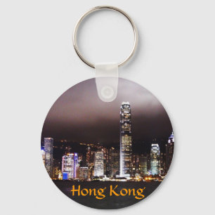 Hongkonger Skyline-Schlüsselanhänger Schlüsselanhänger