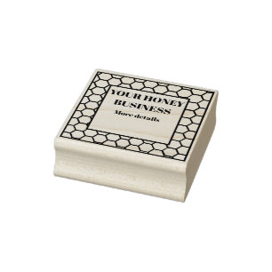 Honig-Aufkleber Gummistempel