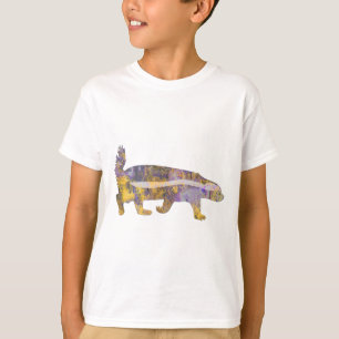 Honig-Badger - Lila und gelber Stein T-Shirt