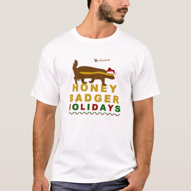 Honig-Badger-Urlaub T-Shirt (Vorderseite)