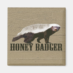 Honig-Badger-Wildtier Magnet