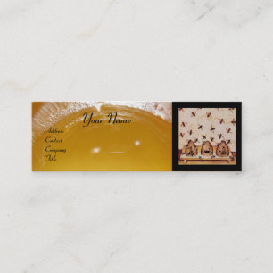 HONIG-BIENE, IMKEREI, IMKERAPIARIST MINI VISITENKARTE