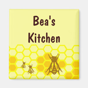 Honig-Bienen-Bienenwaben-Gewohnheits-Magnet Magnet