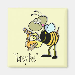 "Honig-Bienen-" Magnet