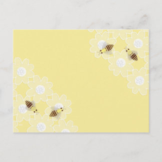 Honig-Bienen-Postkarte Postkarte