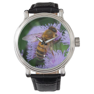 Honig-Bienen-Uhr Armbanduhr