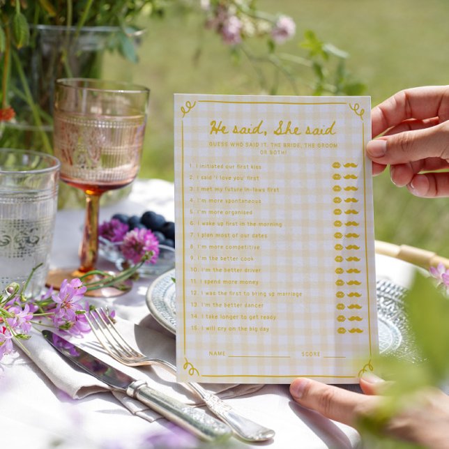 Honig Brautparty, sagte er, sie habe eine Spielkar Einladung (Von Creator hochgeladen)