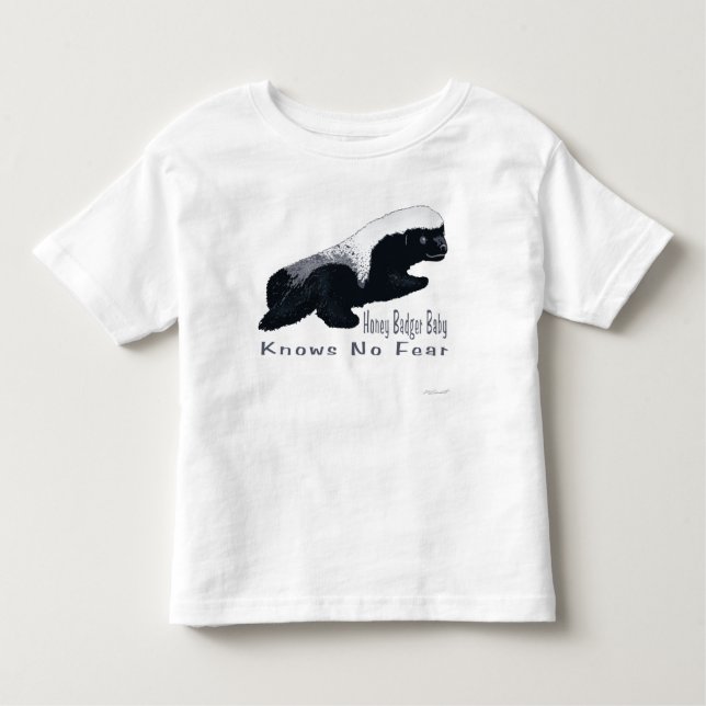 Honig-Dachs-Baby-Kleinkind-T - Shirt (Vorderseite)