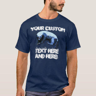 Honig-Dachs - Ihr kundenspezifischer Text T-Shirt