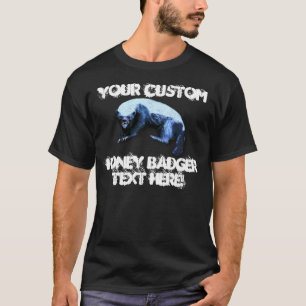 Honig-Dachs - Ihr kundenspezifischer Text T-Shirt