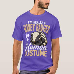 Honig-Dachs im menschlichen Kostüm Lustig vintage T-Shirt