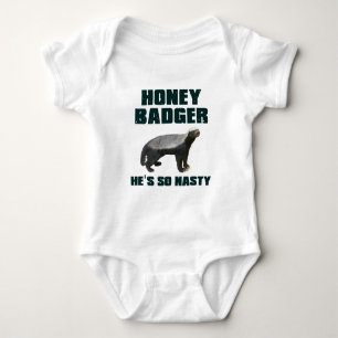 Honig-Dachs ist er so eklig Baby Strampler
