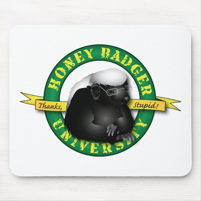 Honig-Dachs Mousepad (Vorne)