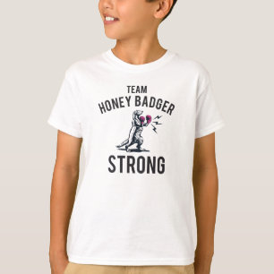 Honig-Dachs-starke Kinder T-Shirt