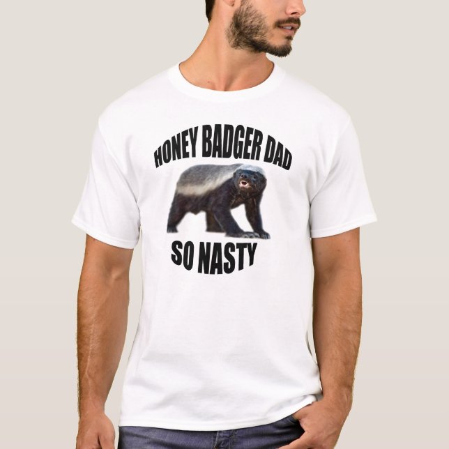 HONIG-DACHS-VATER SO EKLIG T-Shirt (Vorderseite)