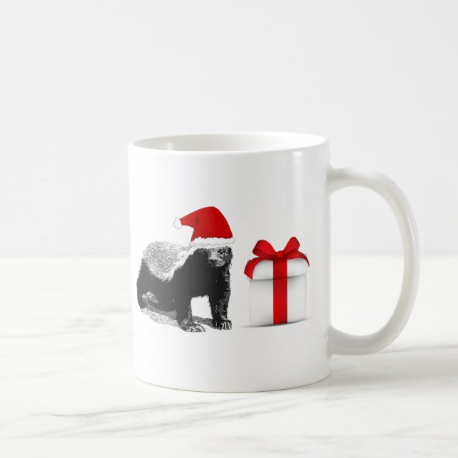 Honig-Dachs-Weihnachten Tasse (Rechts)
