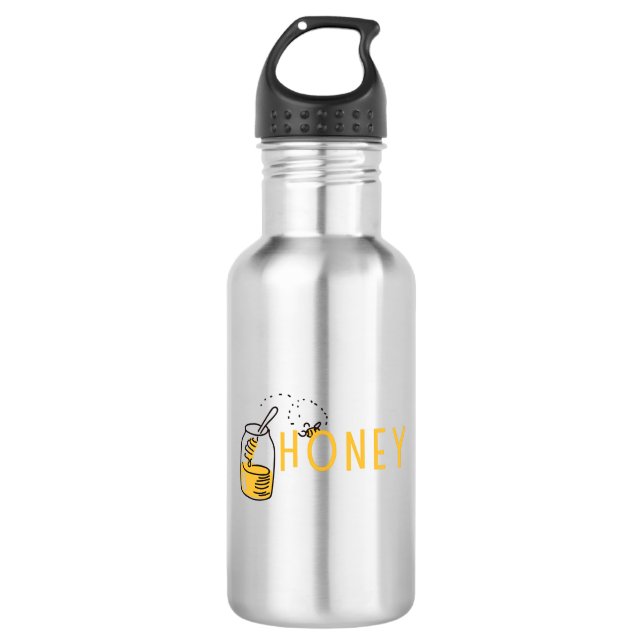 Honig Edelstahlflasche (Vorderseite)