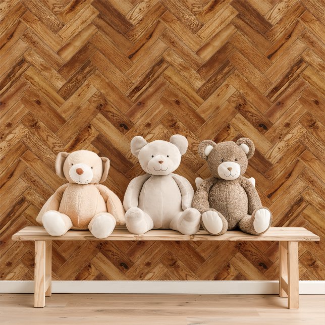 Honig-Eiche-Herringbone Tapete (Von Creator hochgeladen)