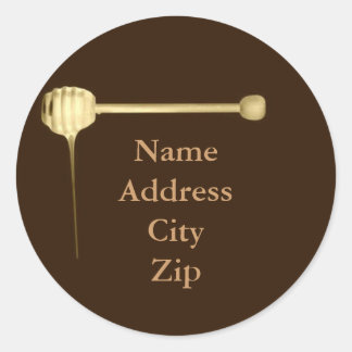 Honig-Etikettenaufkleber Runder Aufkleber