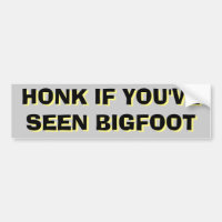 Honig für Bigfoot Sasquatch Black und Gelb