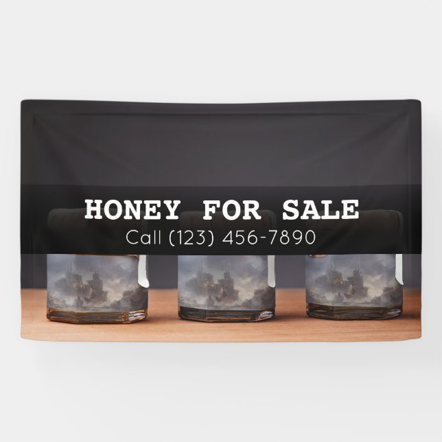 Honig für "Sale Apiculture Business Banner" Banner (Horizontal)