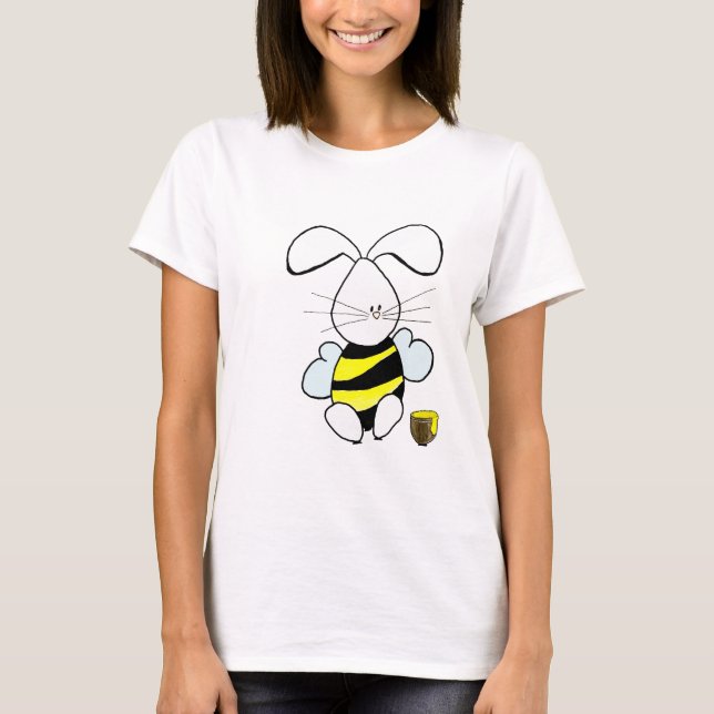 Honig-Häschen-T - Shirt (Vorderseite)