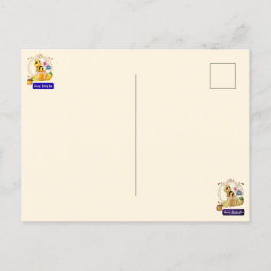 Honig, Hübsche Biene Feiertagspostkarte