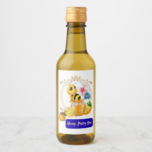 Honig, Hübsche Biene Weinetikett