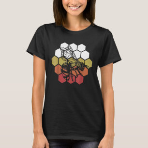 Honig Imker Imkerei Wespe Bienen Bienenstock Vinta T-Shirt