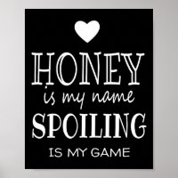 Honig ist mein Name Funny Gips für Oma