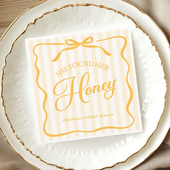 Honig-Junggesellinnen-Abschiedspapier-Serviette Serviette (Von Creator hochgeladen)